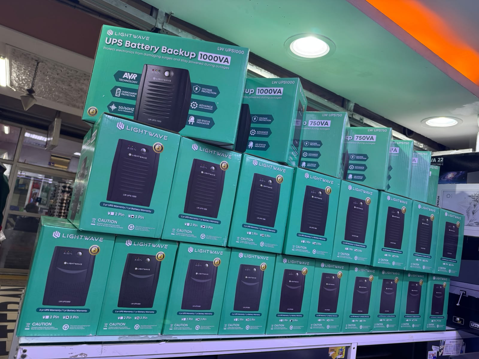 LIGHTWAVE UPS AVAILABLE ✅ • 🪫 Lightwave 650VA @ 6,700 Ksh • 🪫 Lightwave 750VA @6,900 Ksh • 🪫 Lightwave 1000VA @*10,000ksh product photo