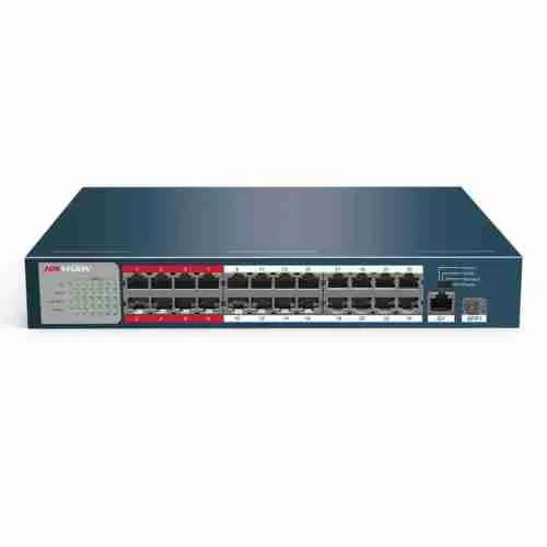 Hikvision DS-3E0326P-E/M 24 Port Unmanaged PoE Switch product photo