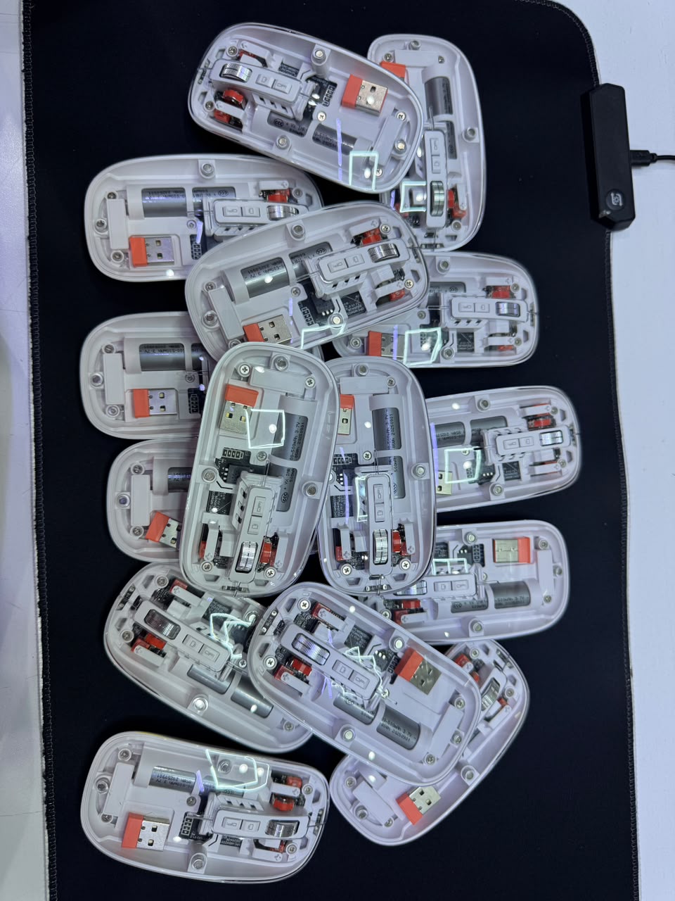 M233 Transparent Tri Mode Wireless rechargeable MOUSE product photo