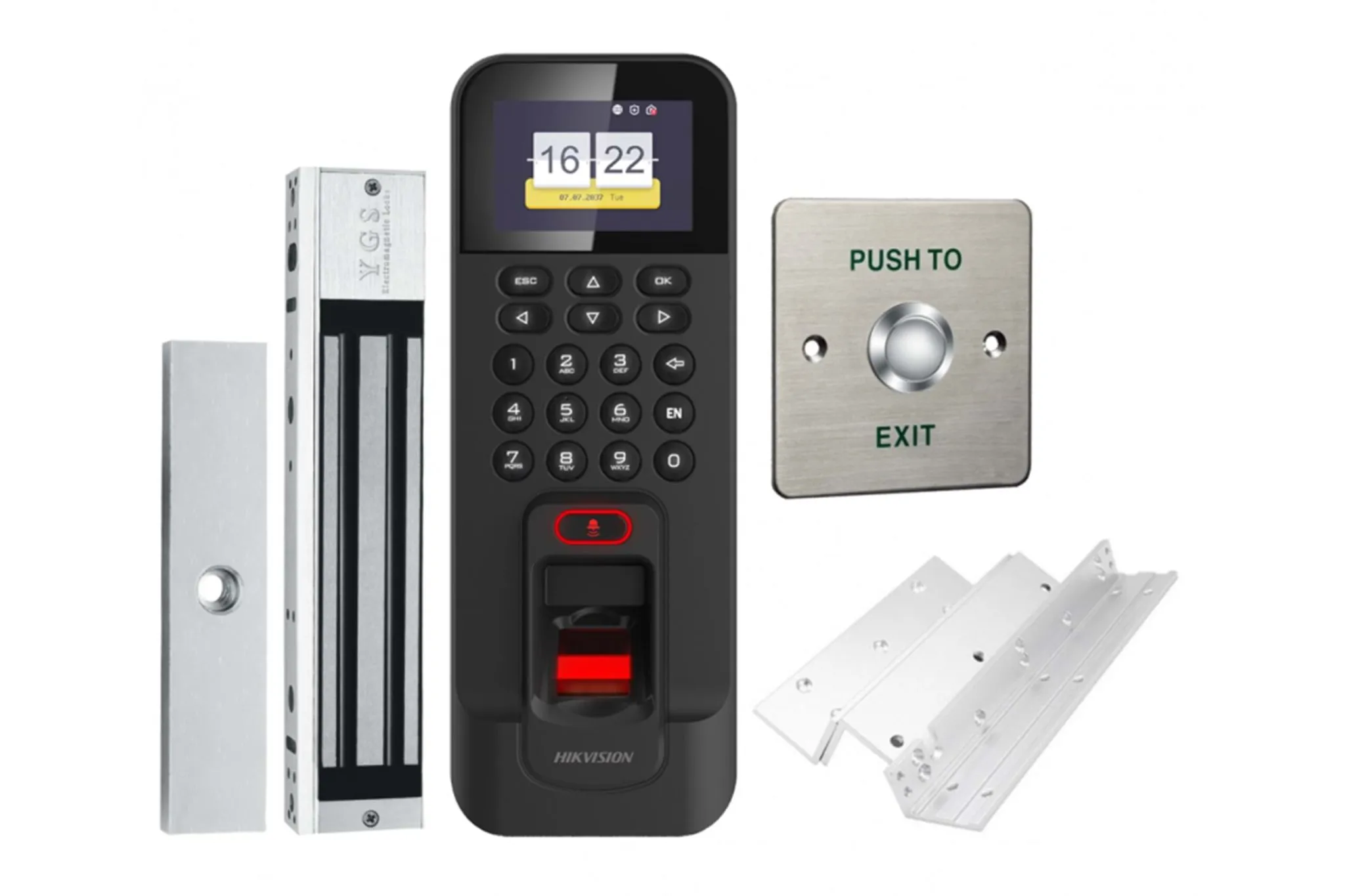 Hikvision DS-KAS261 Fingerprint Access Control Terminal Kit product photo