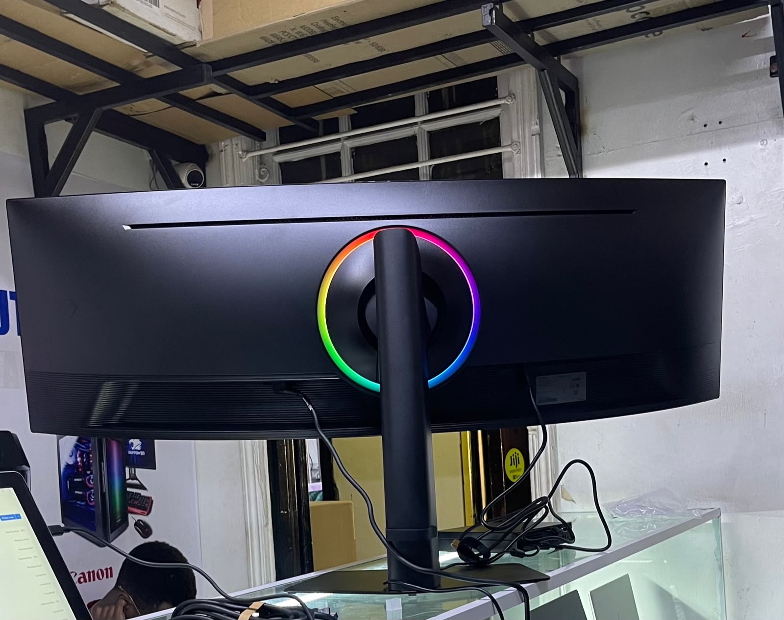 Samsung Odyssey G9 LS49FG910EMXUE  49", 5K (5120x1440), 1000R, 144Hz, 1ms,VA, Black product photo
