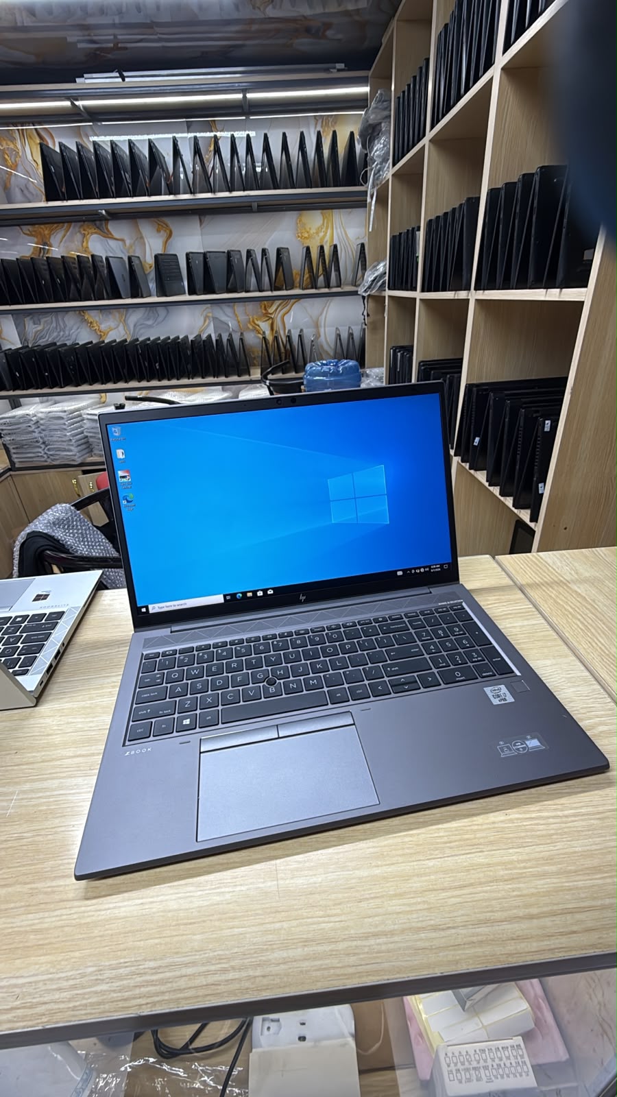 HP ZBook Firefly 14 G8 with an Intel Core i7 11th Gen processor, 32GB RAM, 512GB SSD, and 4GB NVIDIA T500 graphics,Touchscreen. product photo