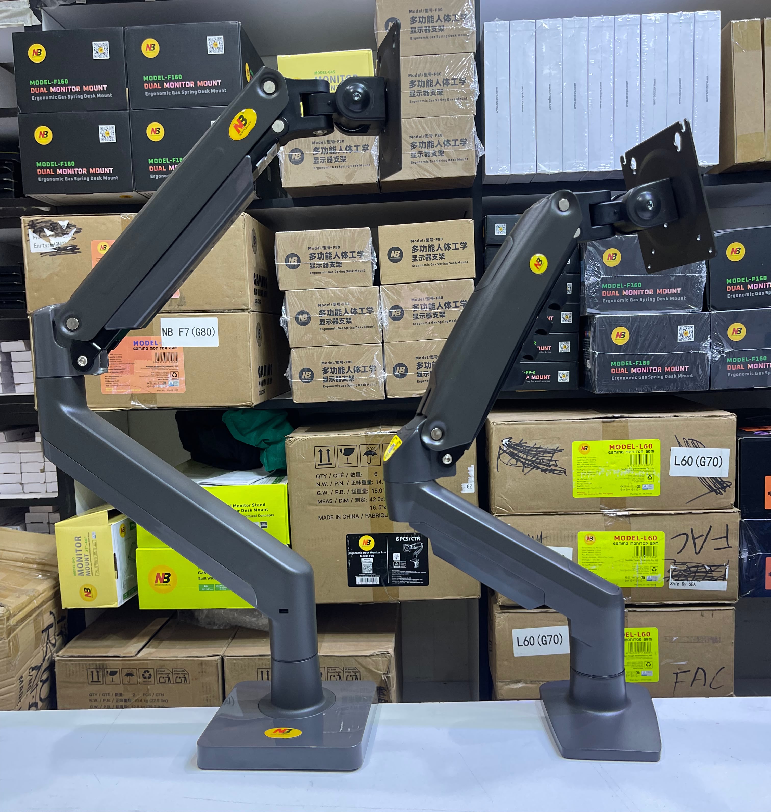 SINGLE MONITOR ARMS ━━━━━━━━━━━━━━━━━━━━━━ F80 – 17"-30" | 2-9kg product photo