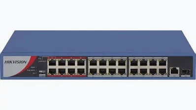 Hikvision DS-3E1326P-EI/M 24-Port Fast Ethernet Smart POE Switch product photo