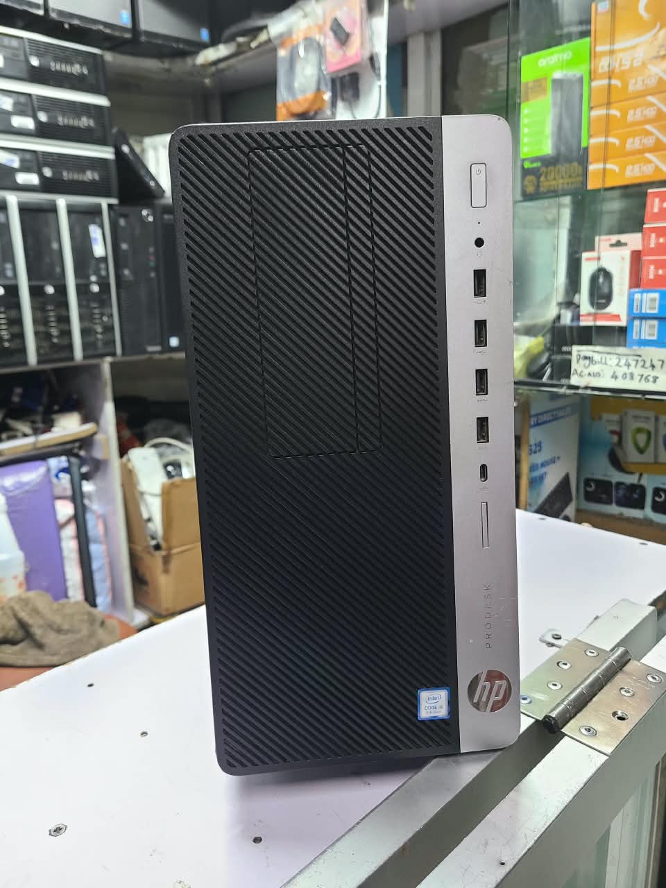 Hp prodesk 600 g5 Core i5 9th gen 4gb ram 500hdd +256ssd(nvme) product photo