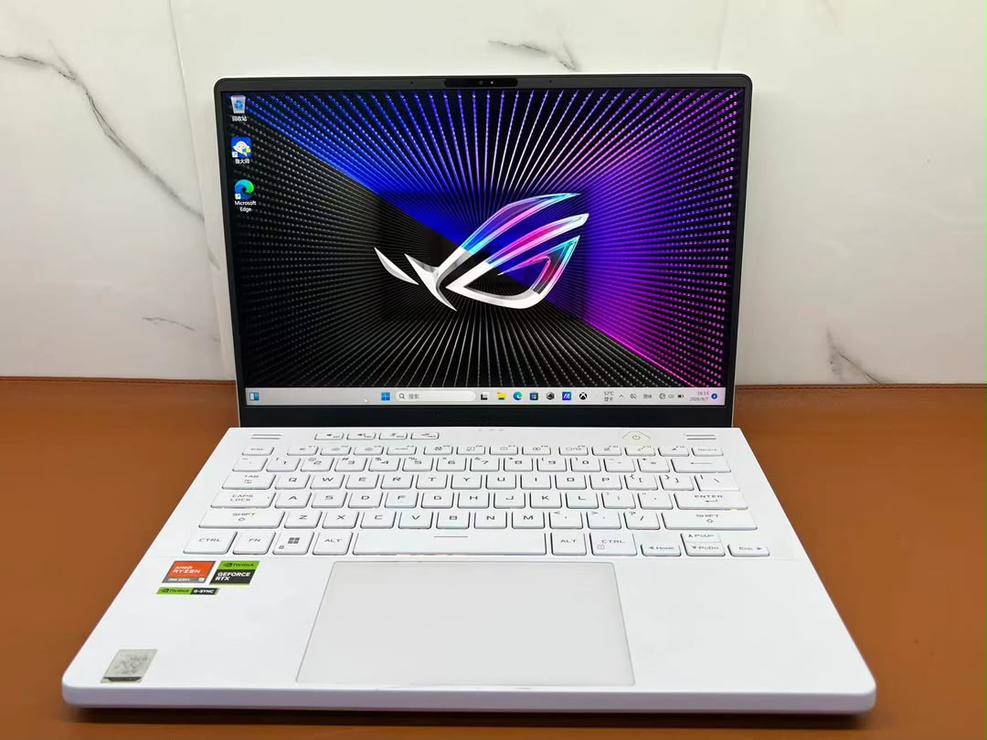 Asus RoG  Zephyrus G14 Ryzen 9-7940HS  16GB RAM DDR5  1TB NVMe SSD  2.5K RESOLUTION  165Hz REFRESH RATE  12GB NVIDIA RTX 4080 DEDICATED NVIDIA GRAPHICS product photo