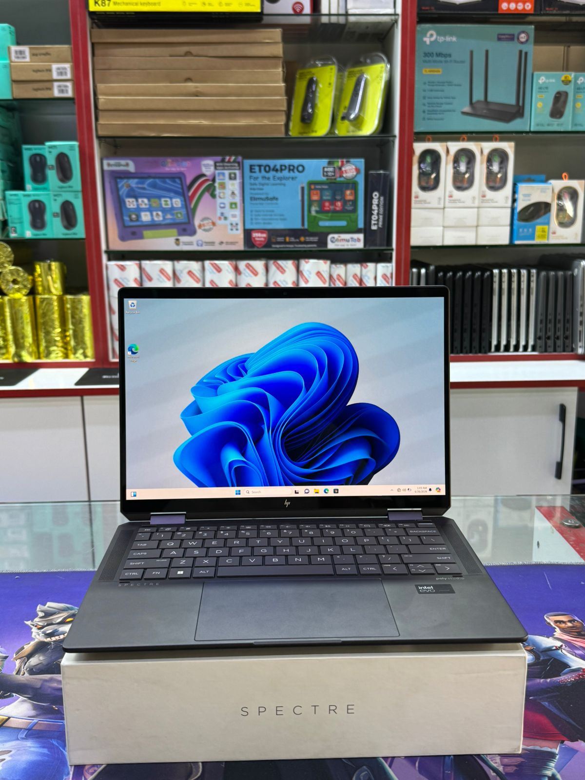 HP Spectre 14 X360 Intel Ultra 5 125H Processor Speed: 3.6GHz Memory:16gb Ram Storage:1000gb SSD Screen Size:14” Touchscreen product photo