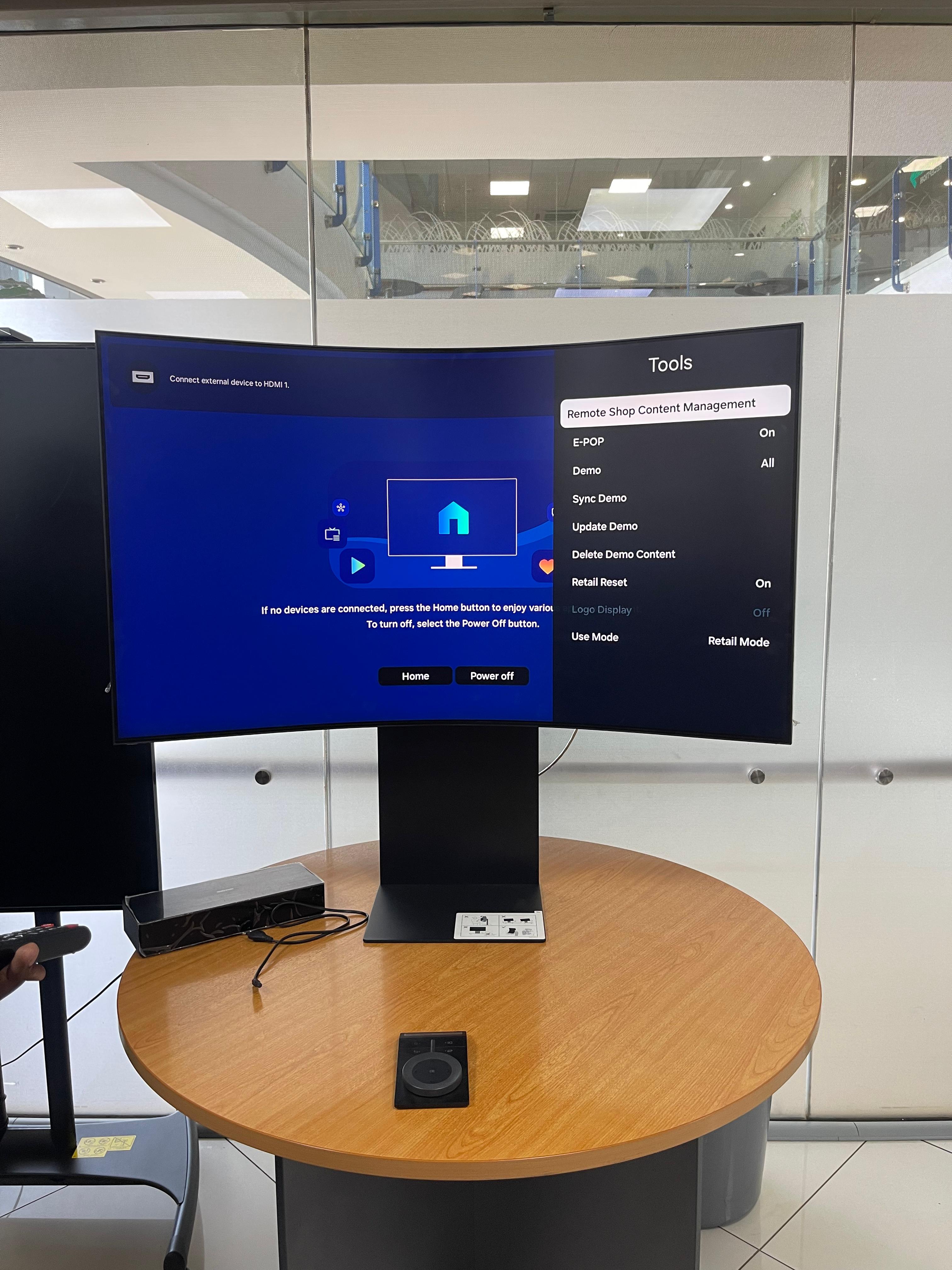 SAMSUNG ODYSSEY ARK G97NC S55CG97 55-INCH CURVED GAMING MONITOR NOW AVAILABLE! 55-inch Curved 1000R Display Resolution: 4K UHD (3840 × 2160) 165 Hz Refresh Rate 1 ms GTG Response Time Quantum Mini-LED Backlight Quantum HDR 32x / HDR10+ Gaming VA Panel Type AMD FreeSync Premium Pro 16:9 Aspect Ratio Multi View — Up to 4 Inputs Cockpit Mode + Height Adjustable Stand 1,056-Zone Mini-LED Local Dimming Samsung Smart Gaming Hub product photo