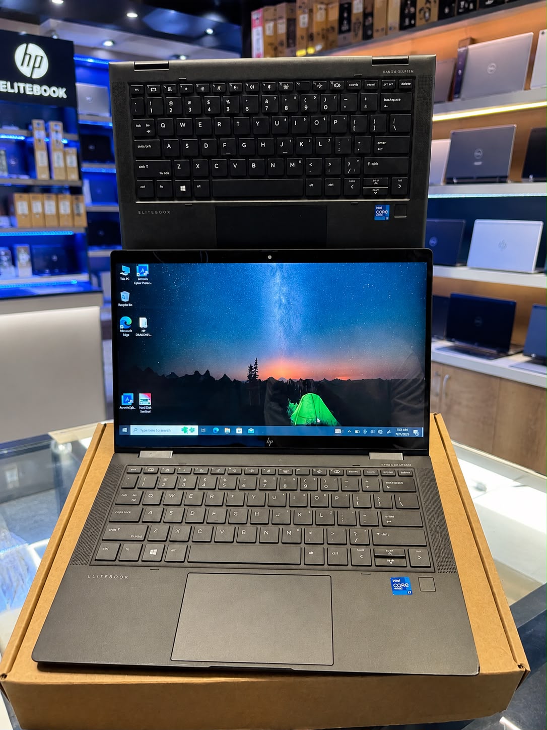 HP DRAGON FLY MAX CORE I7 11TH 32GB 512SSD X360 TOUCHSCREEN BLACK BODY BOXED product photo