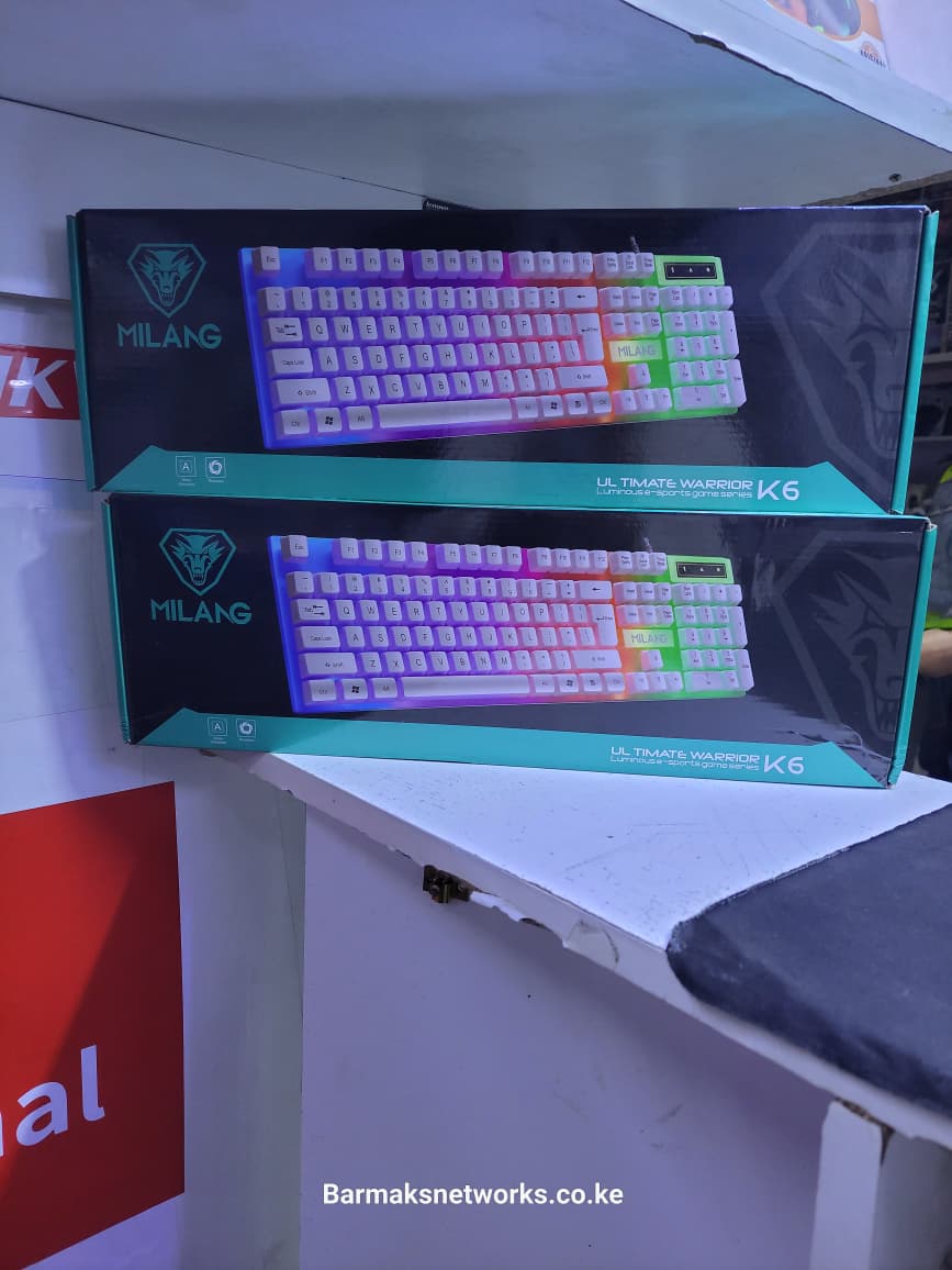 K6 Backlit wired keyboard product photo